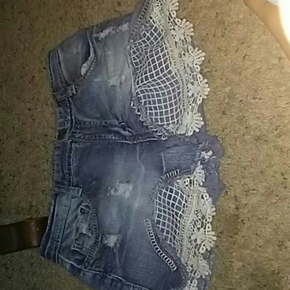 Short with holes